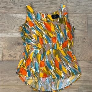 Anthropology Multicolor Sleeveless Blouse